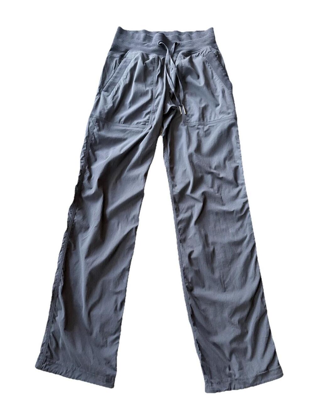 Lululemon Dance Studio Pants Women Size 2 Black Straight Leg Unlined Jogger